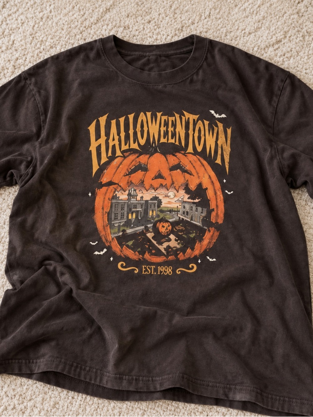 Halloween Cult Classic Movie Graphic Tee – Dark Chocolate (Gildan Reprint)